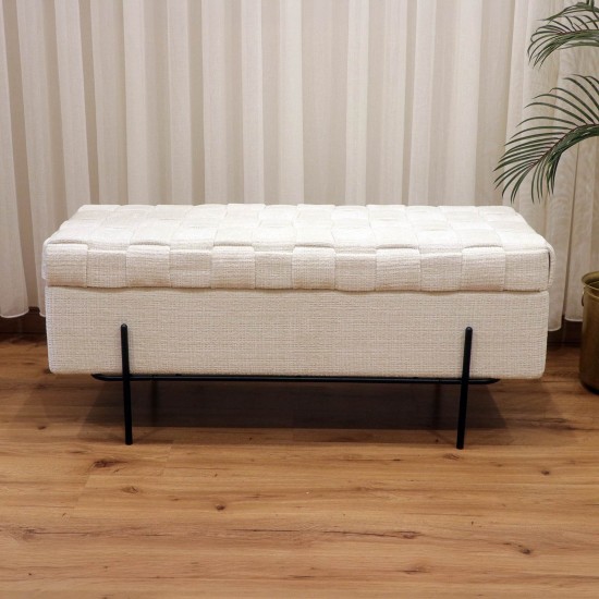 Storage box with elegant details - 48*44*115 cm - 2M2G400033-A