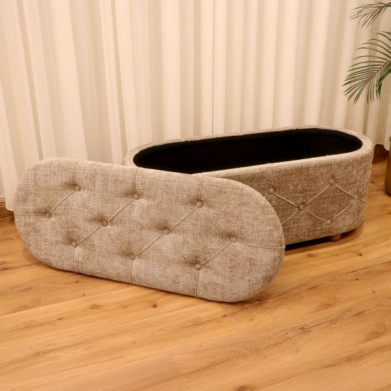 Storage box with elegant details - 44*46*110 cm - 2M2G400037-A