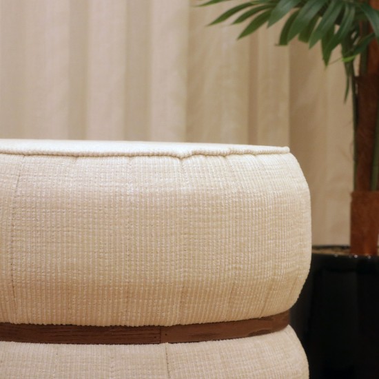 Stylish fabric pouf - 45*50*50 cm - 2M2G400039