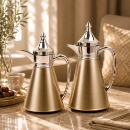 Coffee and tea thermos set - 1 liter + 0.7 liter - 2G1BB200271
