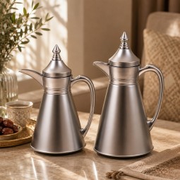 Coffee and tea thermos set - 1 liter + 0.7 liter - 2G1BB200276