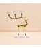 Golden Deer-Shaped Candlestick - 20*11.5*24cm - 2M3C100131