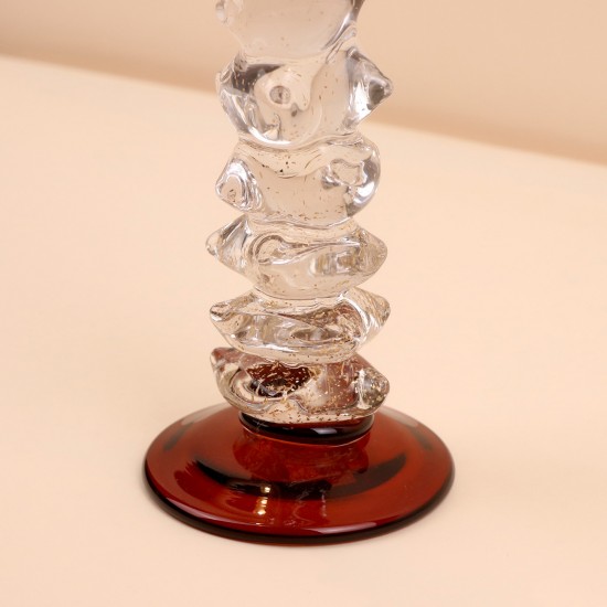 Modern Crystal Candlestick - 12 x 33 cm - 2M3C300029