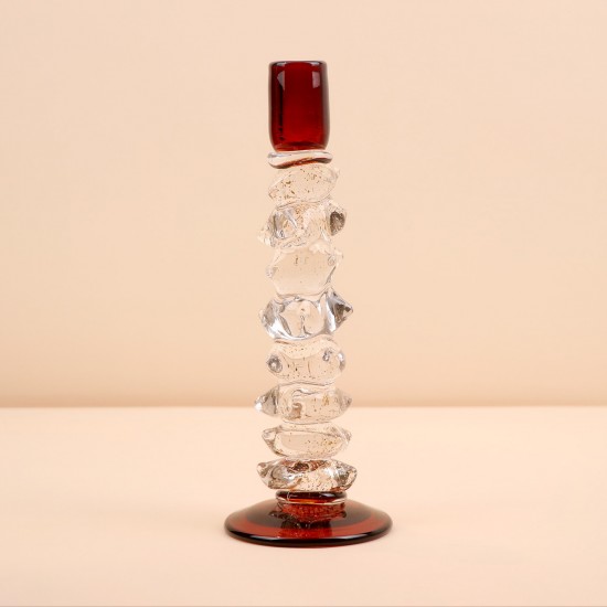 Modern Crystal Candlestick - 12 x 33 cm - 2M3C300029