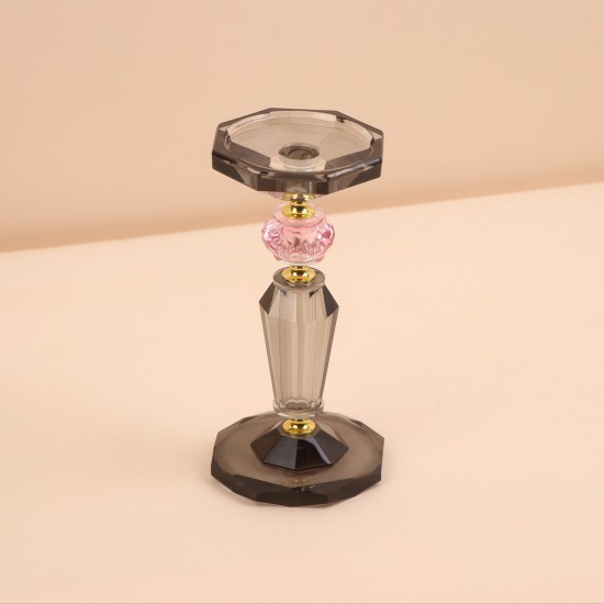 Luxury crystal candlestick -10*23cm-2M3C300075