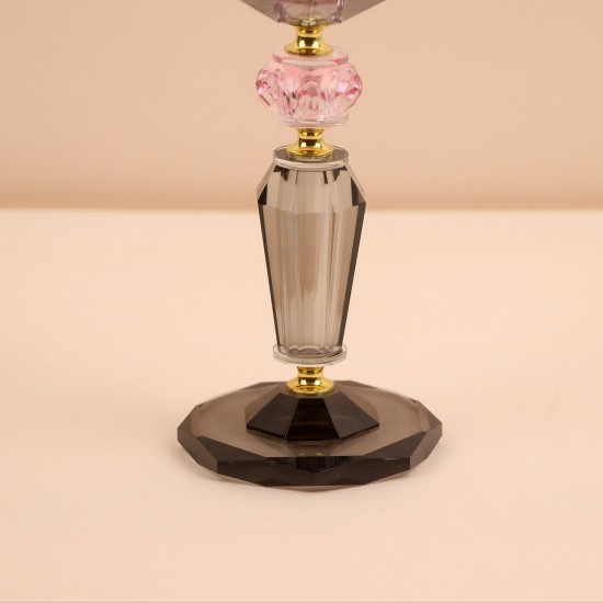 Luxury crystal candlestick -10*23cm-2M3C300075