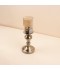 Metal candlestick with glass cup - 13.5×13.5×36 cm - 2M3C300118