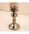 Metal candlestick with glass cup - 13.5×13.5×36 cm - 2M3C300118