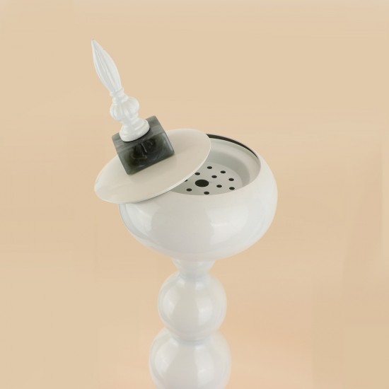 Luxury floor incense burner with a royal design - 92 x 10 cm - 2M3F100120