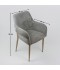 Unique design velvet single chair - 2UU2-M01-077 Unique design velvet single chair - 2UU2-M01-077