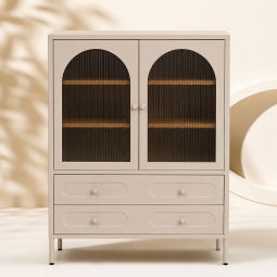 Storage cabinet with a modern and elegant design. Storage cabinet with a modern and elegant design.