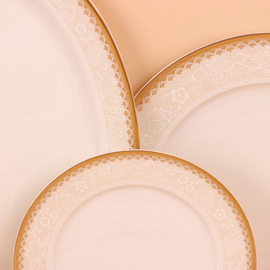 طقم عشاء فاخر  -  44 قطعة - 2S1MM100084