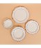 Modern porcelain dinnerware set - 24 pieces - 2S1MM100286
