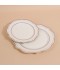 Modern porcelain dinnerware set - 24 pieces - 2S1MM100286