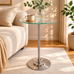 طاولة جانبية  بسطح زجاج  - 35× 55 سم - 2A2K500055