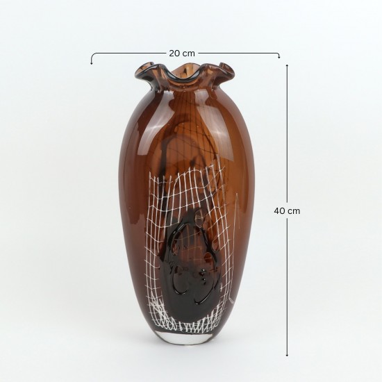 Modern design glass vase - 2M3A200270