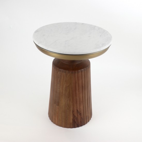 Uniquely designed side table with a marble top - 2N2K100017 Uniquely designed side table with a marble top - 2N2K100017