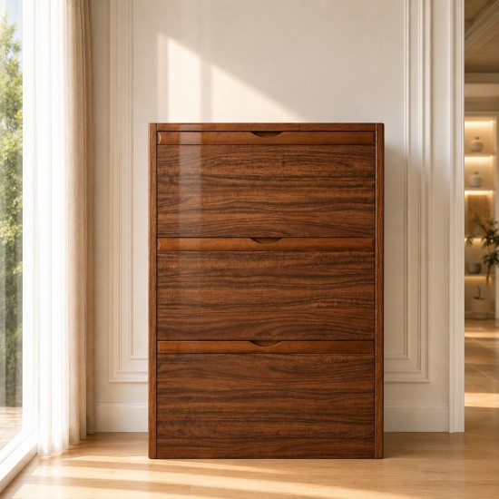 خزانة أحذية أنيقة بتصميم عصري -78 × 24 × 110 سم - 2UU2-V01-009