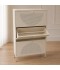 دولاب أحذية أنيقة بتصميم عصري -80 × 26 × 125 سم - 2UU2-V02-002