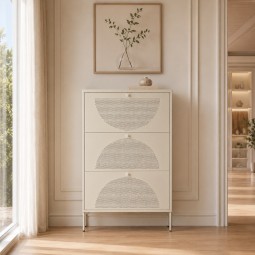 دولاب أحذية أنيقة بتصميم عصري -80 × 26 × 125 سم - 2UU2-V02-002