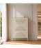 دولاب أحذية أنيقة بتصميم عصري -80 × 26 × 125 سم - 2UU2-V02-002