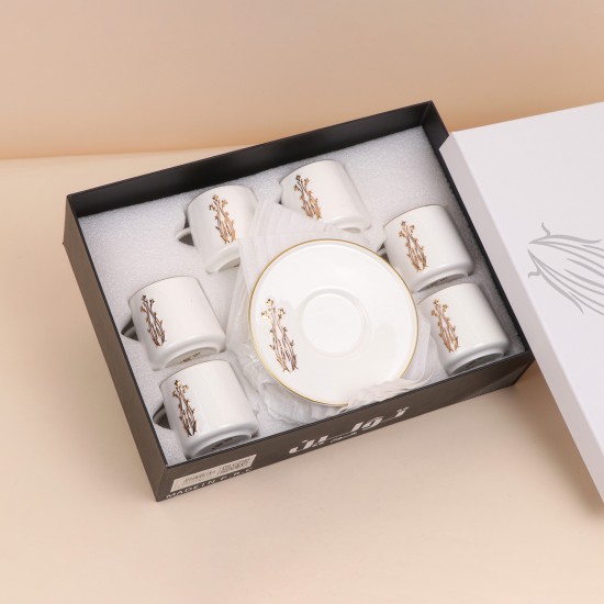 White hospitality coffee cup set - 12 pieces - 2S1TT100339 White hospitality coffee cup set - 12 pieces - 2S1TT100339