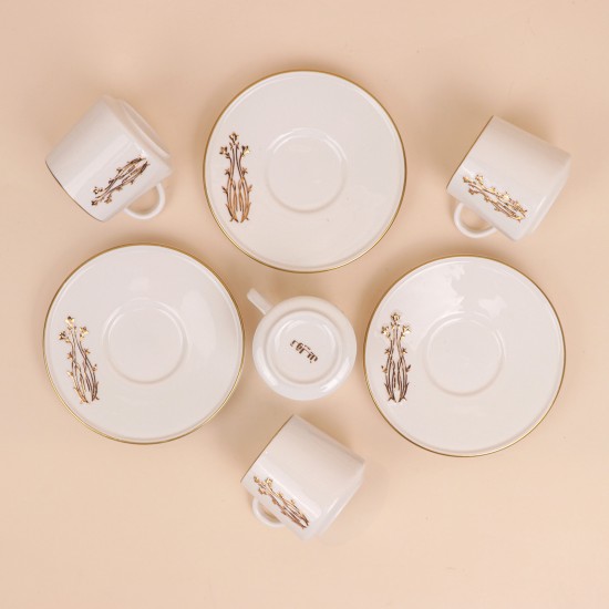 White hospitality coffee cup set - 12 pieces - 2S1TT100339 White hospitality coffee cup set - 12 pieces - 2S1TT100339