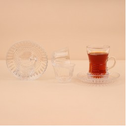 Clear Coffee and Tea Cup Set - 36 Pieces - 2S1TT200388 Clear Coffee and Tea Cup Set - 36 Pieces - 2S1TT200388