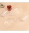 Transparent coffee and tea cup set - 36 pieces - 2S1TT200393