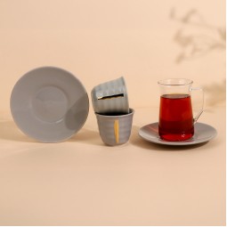 Elegant coffee and tea cup set - 36 pieces - 2G1TT100016 Elegant coffee and tea cup set - 36 pieces - 2G1TT100016