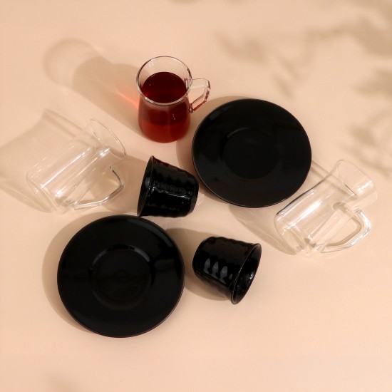 Elegant coffee and tea cup set - 36 pieces - 2G1TT100018