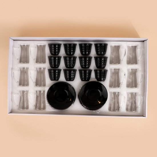 Elegant coffee and tea cup set - 36 pieces - 2G1TT100018