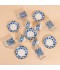 Elegant coffee and tea cup set - 36 pieces - 2G1TT100019