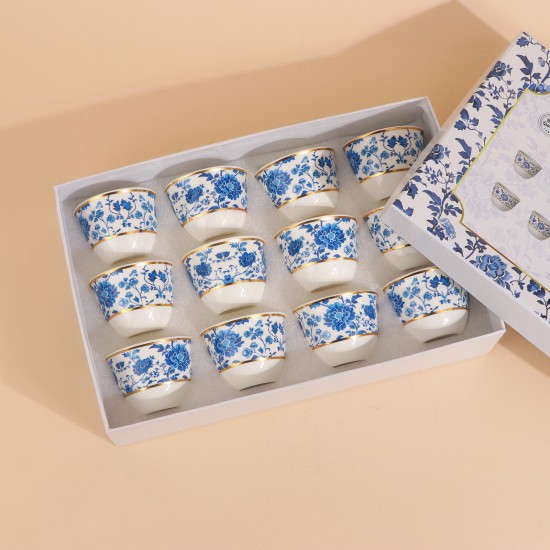 Uniquely designed coffee cup set - 12 pieces - 2G1TT500009