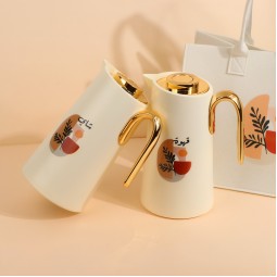 Thermos set with the phrase "Tea and Coffee" 1 liter + 1 liter - 2GG1-B02-036
