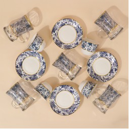 Modern design coffee cup set - 36 pieces - 2GG1-T02-00