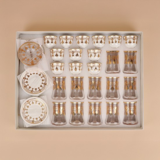 Coffee and tea cup set - 37 pieces - 2M1TT100128