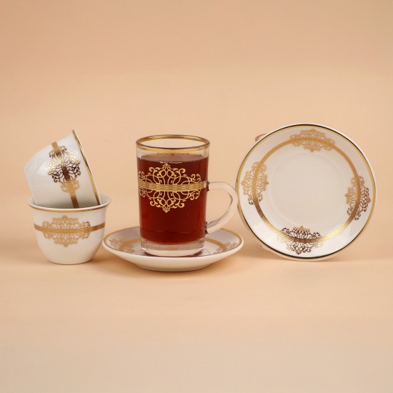 Coffee and tea cup set - 36 pieces - 2M1TT100162 Coffee and tea cup set - 36 pieces - 2M1TT100162