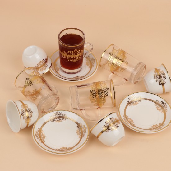 Coffee and tea cup set - 36 pieces - 2M1TT100162 Coffee and tea cup set - 36 pieces - 2M1TT100162