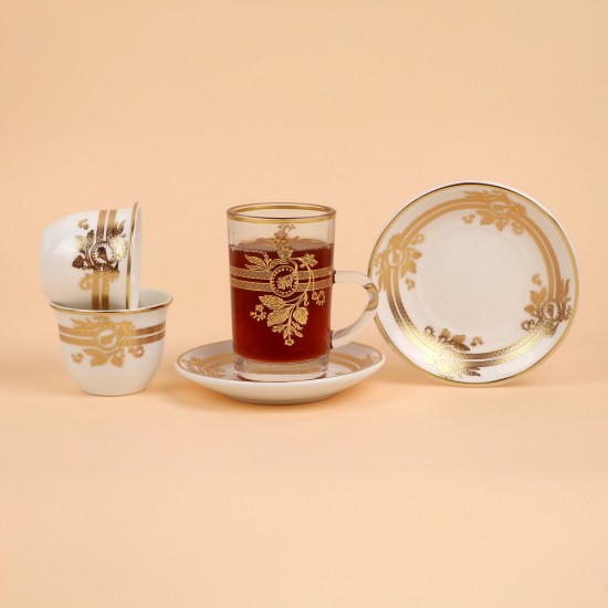 Coffee and tea cup set - 36 pieces - 2M1TT100163