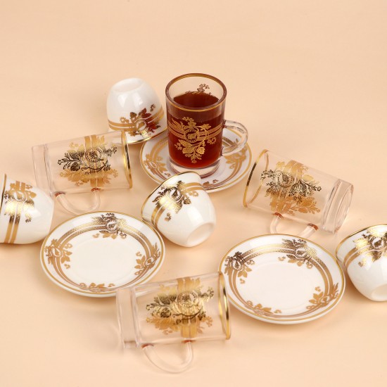 Coffee and tea cup set - 36 pieces - 2M1TT100163
