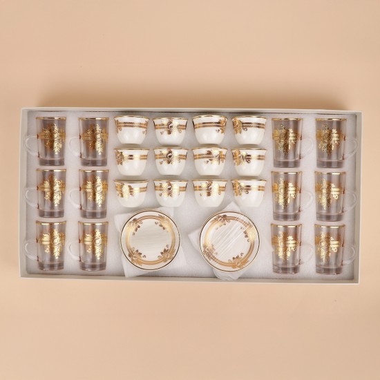 Coffee and tea cup set - 36 pieces - 2M1TT100163