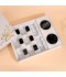 Coffee and tea cup set with plastic bases - 18 pieces - 2M1TT200219