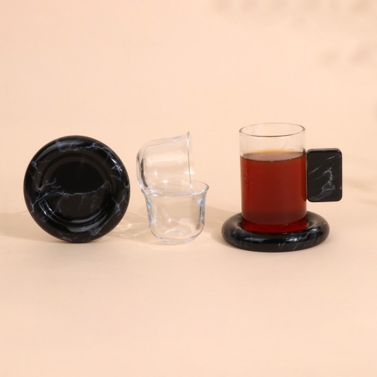 Coffee and tea cup set with plastic bases - 36 pieces - 2M1TT200223