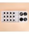 Coffee and tea cup set with plastic bases - 36 pieces - 2M1TT200223