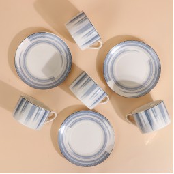 طقم فناجيل كابتشينو فاخر - 12 قطعة - 2S1MM100355