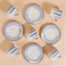 Luxury Coffee Cup Set - 12 Pieces - 2S1MM100356