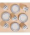 Luxury Coffee Cup Set - 12 Pieces - 2S1MM100356