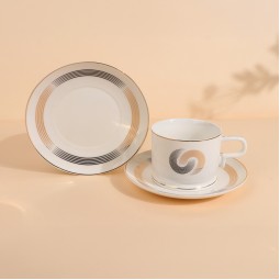 طقم فناجيل كابتشينو فاخر - 12 قطعة - 2S1MM100361