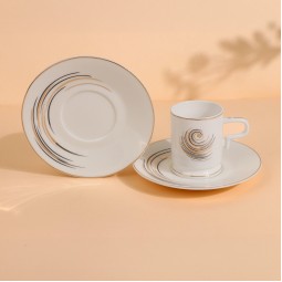 طقم فناجيل قهوة فاخر - 12 قطعة - 2S1MM100366